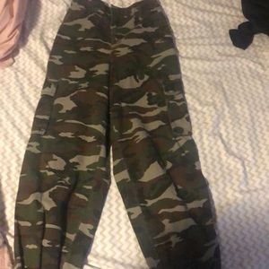 green camo pants